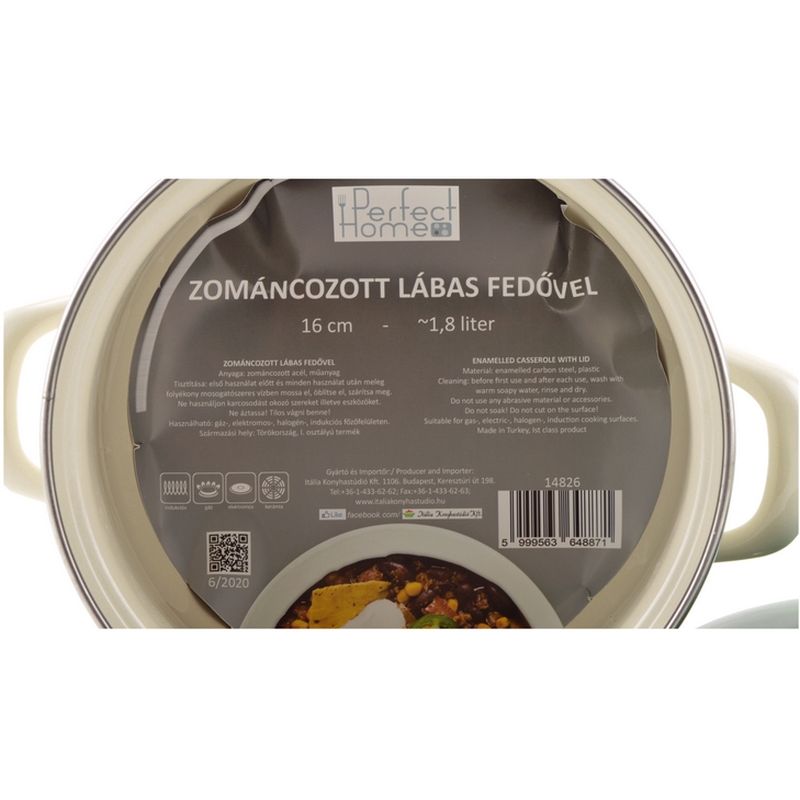 Hrnec smaltovaný s pokličkou oliva 5,2 L