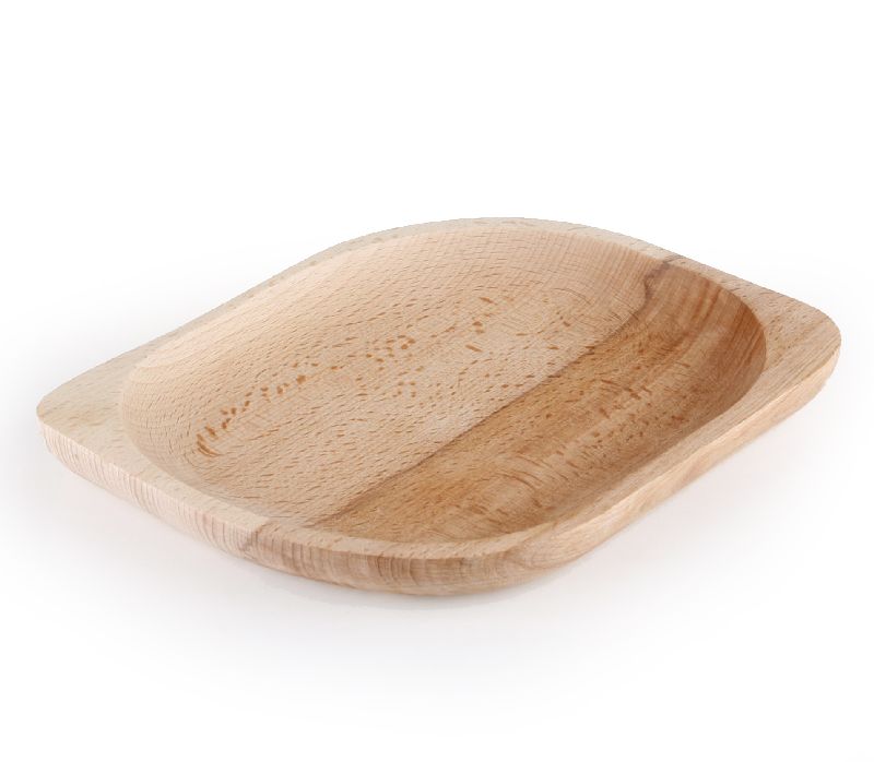 velký dřevěný talíř dubový