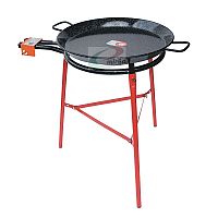 Set hořák M50 Paella 50 cm dva okruhy, a pánev smalt 65 cm