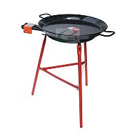 Set hořák L40 Paella 40 cm tři okruhy, stojan a pánev smalt 55 cm